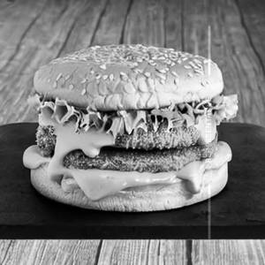 Grilled cheese chicken burger