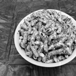 Spinach Pesto Wheat Macaroni Salad
