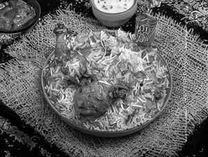 Chicken Dum Biryani Half