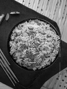 Mushroom fried rice