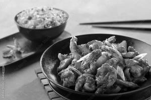 Sichuan chilli baby corn