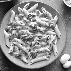 Egg Salsa Penne Pasta