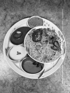 Mushroom Donne Biryani