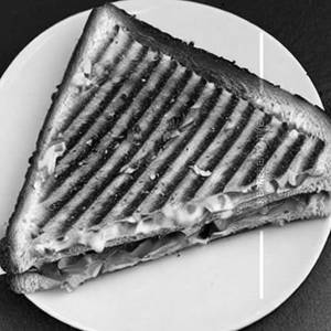 Grilled Veg Cheese Sandwich