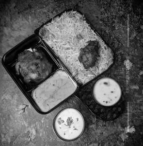 Biryani Rice & Chicken Kabab 