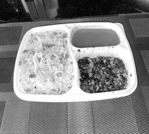 Veg Fried Rice With Veg Manchurian