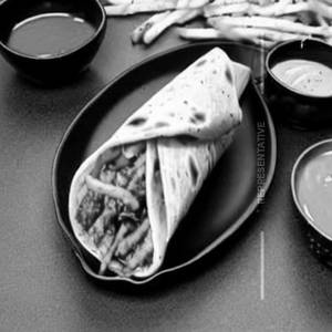 French Fries Shawarma Chicken Roll