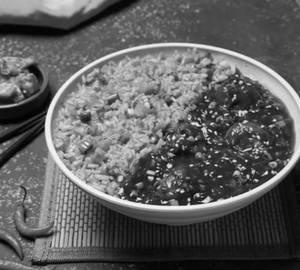Fried Rice With Manchurian Gravy