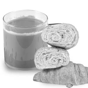 Vietnamese Hot Coffee With Croissant