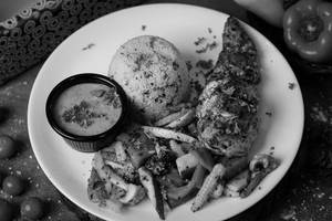 Stuffed Chicken Meal With Quinoa / Brown Rice