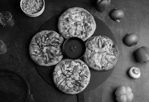 Pack Of 4 Pan Double Topping Pizza