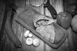 Grilled Veggies Calzone