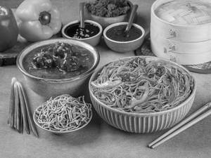 Veg Triple Schezwan Noodles