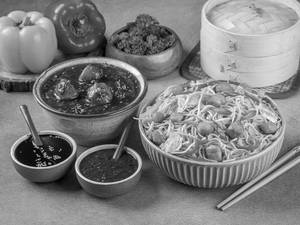 Chicken Manchurian Noodles