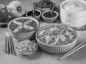 Egg Triple Schezwan Noodles
