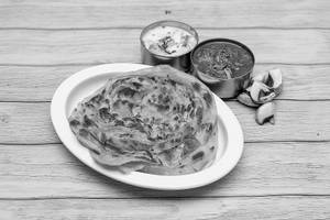 Wheat Parotta With Mushroom Gravy