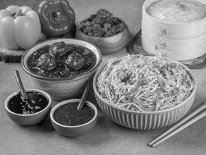 Veg Manchurian Noodles