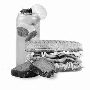 Veg Crunch Sandwich Combo (With Lemonade & Banana Walnut)