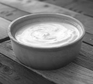 Plain curd