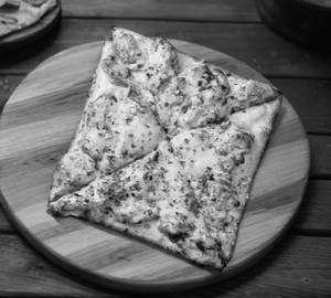 Open Peppy Paneer Pizza Sandwich