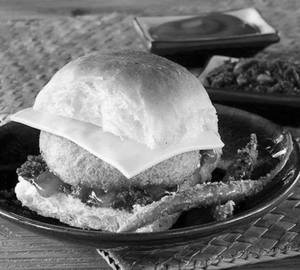Cheese vada pav