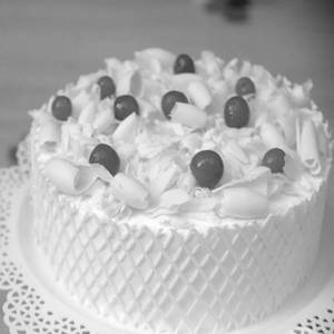 White Forest Exotic  Cake
