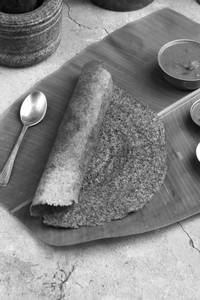 Ragi Ghee Sada Dosa