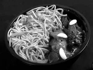 Hot Garlic Chicken Combo With Noodles (serves One)