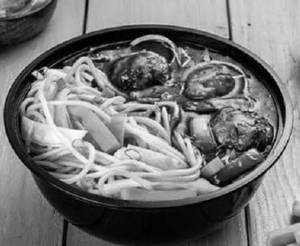 Chicken Manchurian Combo With Noodles (serves One)