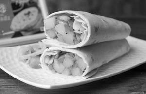 Aloo Tikki Wrap