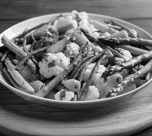 Boiled vegetables