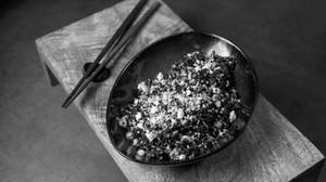 Veg Stir Fried Black Rice