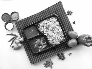 Veg Fried Rice With Veg Manchurian Meal