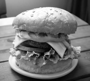 Aroma Cheesiest Veg Burger