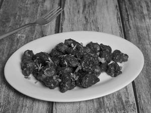 Mushroom Munchurian Dry