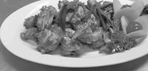 Chicken Burnt Red Chilli Pepper