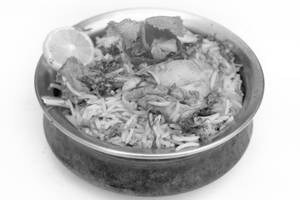 Chicken dum or fry biryani (Half)