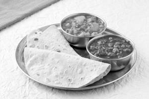 Punjabi Chole and Aloo Tamatar Meal