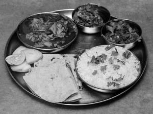 Chicken Fry Thali