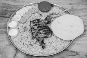 Barbecue Chicken Mandhi Half 