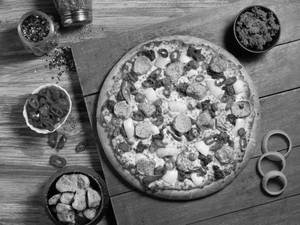 Spicy Lamb Pizza