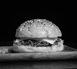 Pulled Lamb Burger