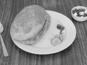 Single Bhatura (No Chole )
