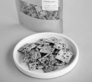 Cheese & Chili Sourdough Crackers