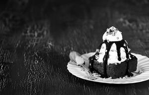 Fudge Brownie With Ice Cream