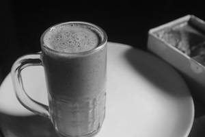 Blackcurrant milkshake