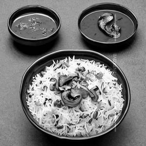 Mushroom Triple Schezwan Rice
