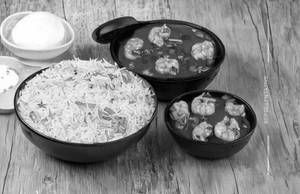 Prawns Triple Manchurian Rice