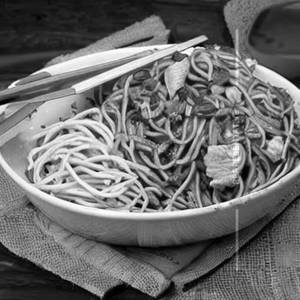 Chicken Burned Garlic Noodles