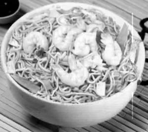Prawns Hakka Noodles